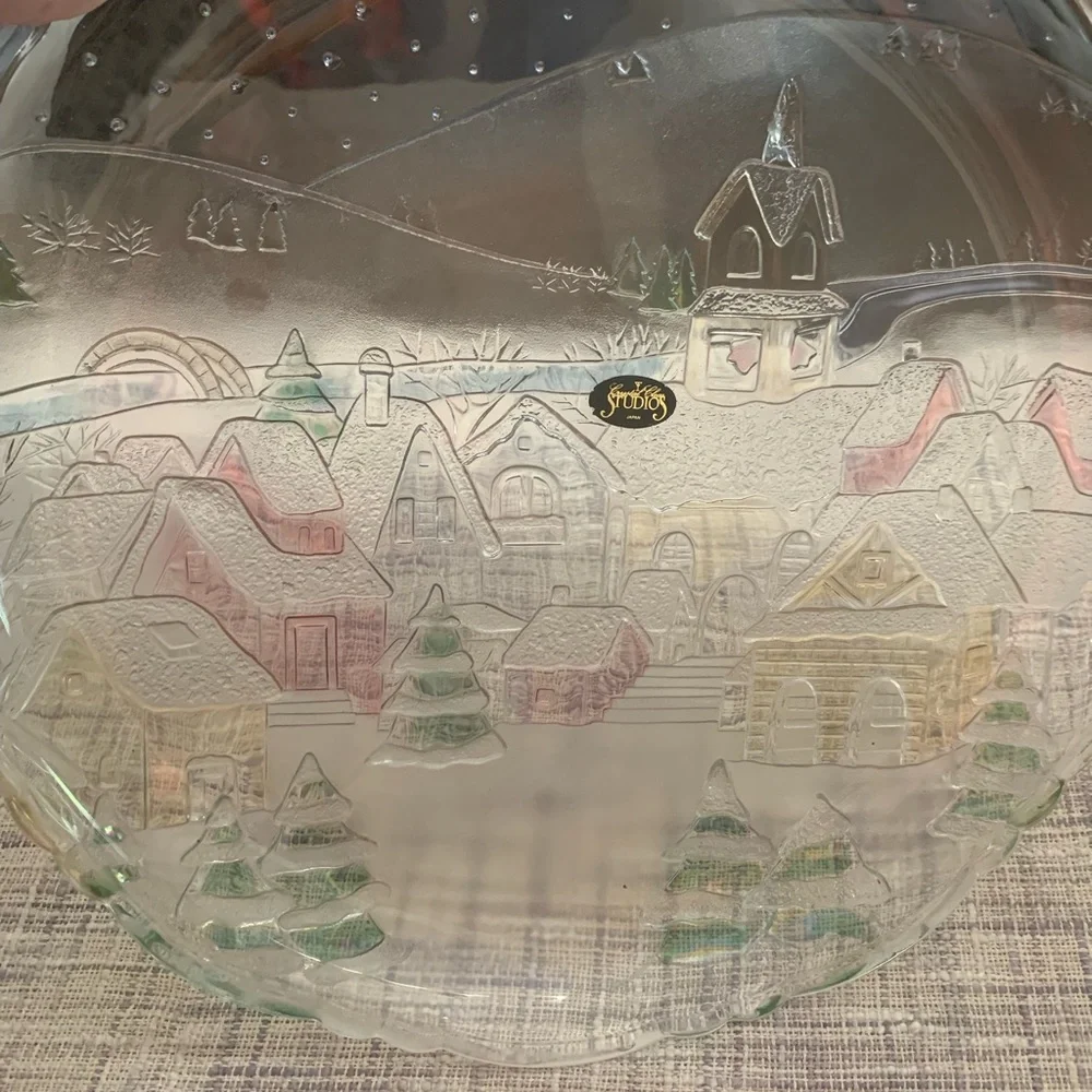 🎄CRYSTAL CLEAR STUDIO PLATTER⭐